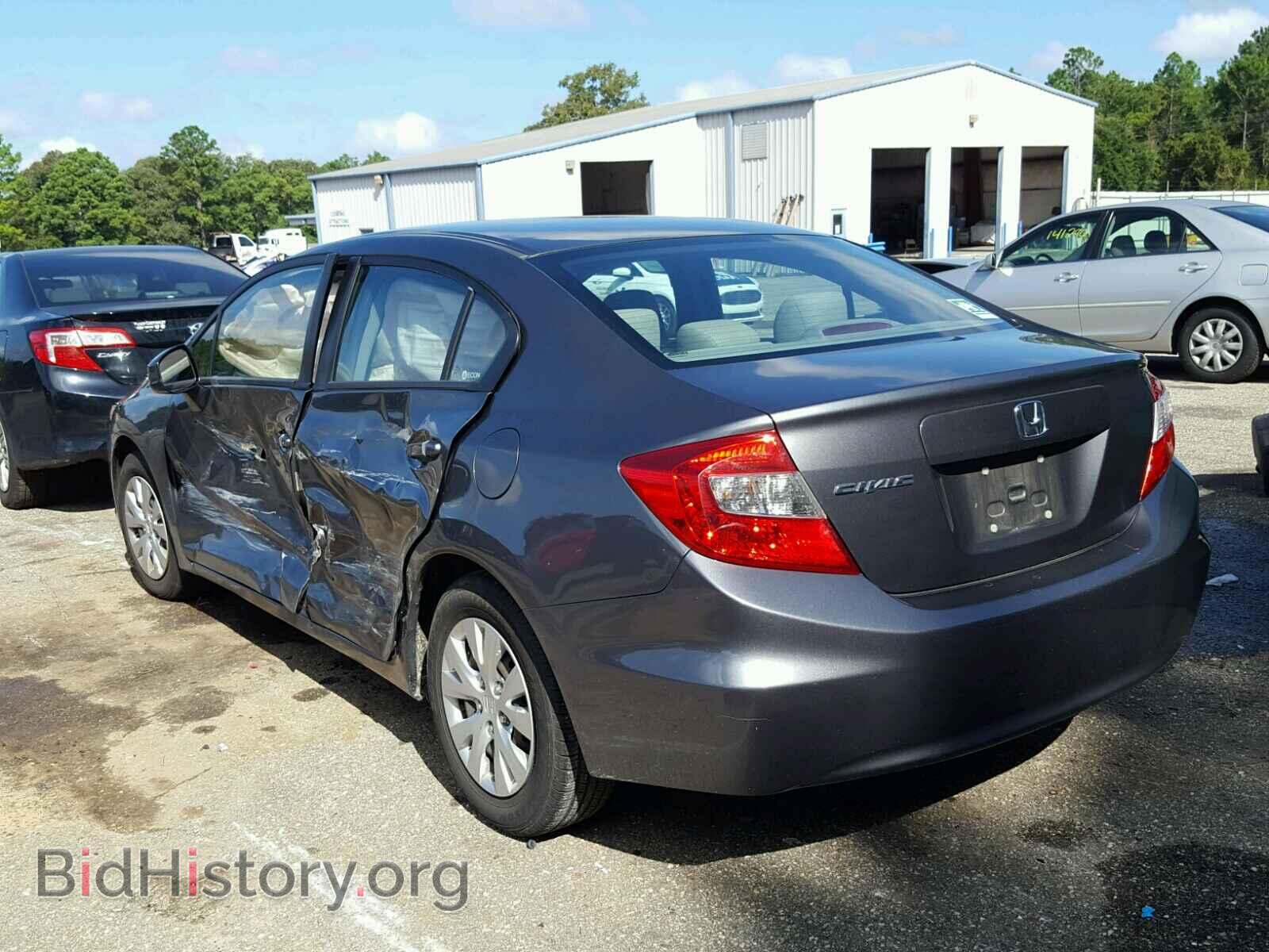 2012 HONDA CIVIC LX - VIN: 19XFB2F55CE079972 - Фото 3