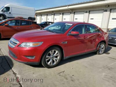 2012 Ford TAURUS SEL, red — VIN 1FAHP2EW2CG106202, Copart