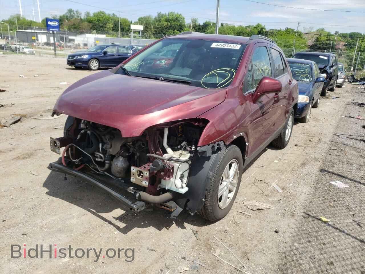 2016 CHEVROLET TRAX - VIN: 3GNCJLSB9GL128459 - Фото 2