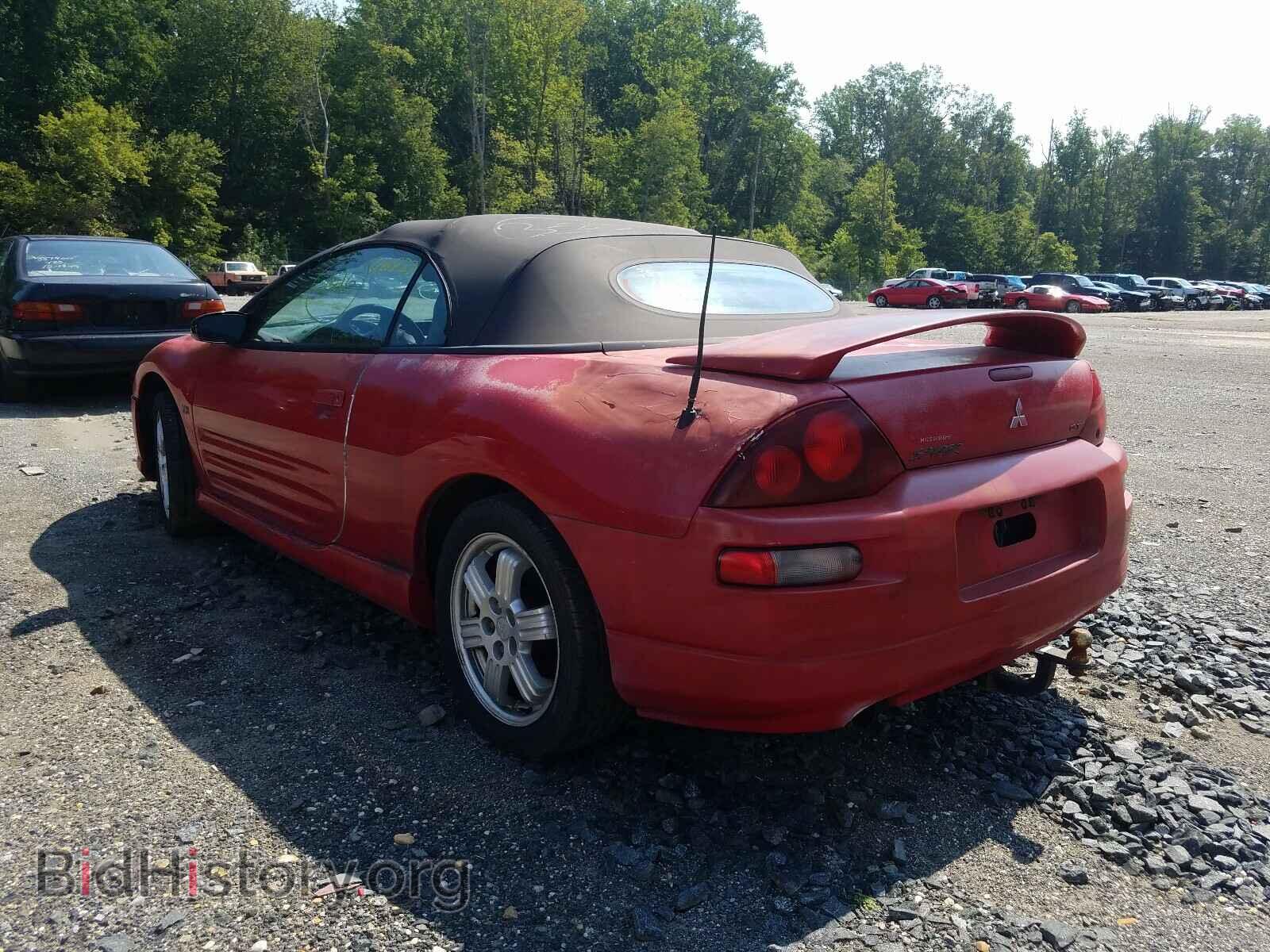 2001 MITSUBISHI ECLIPSE - VIN: 4A3AE85H01E087841 - Фото 3