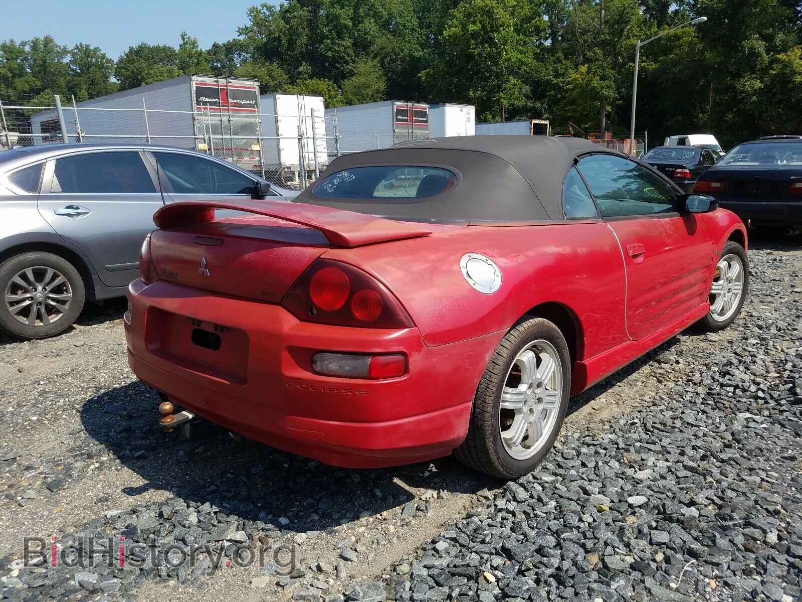 2001 MITSUBISHI ECLIPSE - VIN: 4A3AE85H01E087841 - Фото 4