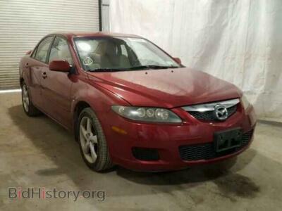 2006 Mazda 6 6 S, темно-бордовый — VIN 1YVHP80D265M56782, Copart