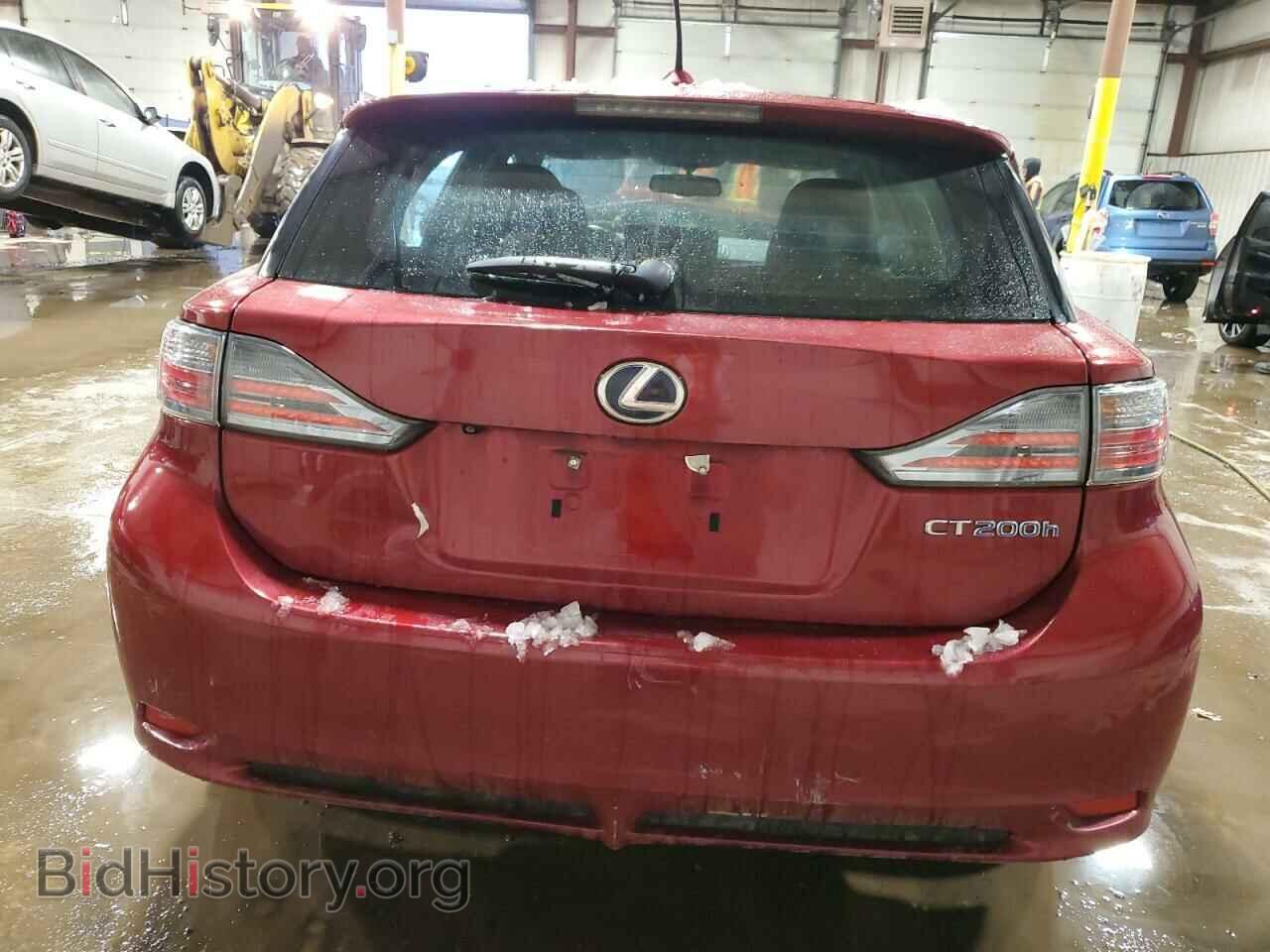 2012 LEXUS CT 200 - VIN: JTHKD5BH4C2122560 - Фото 6