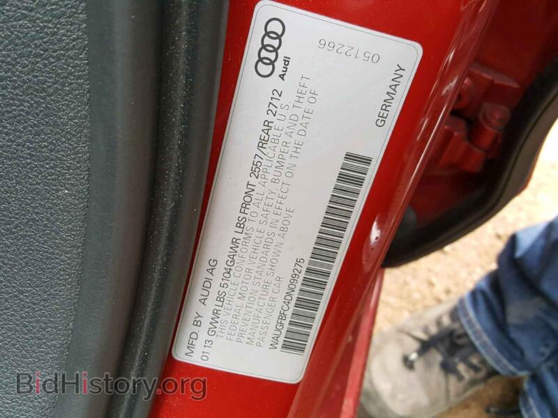 2013 Audi A6 (VIN WAUGFBFC4DN099275) — photo 10 of 10