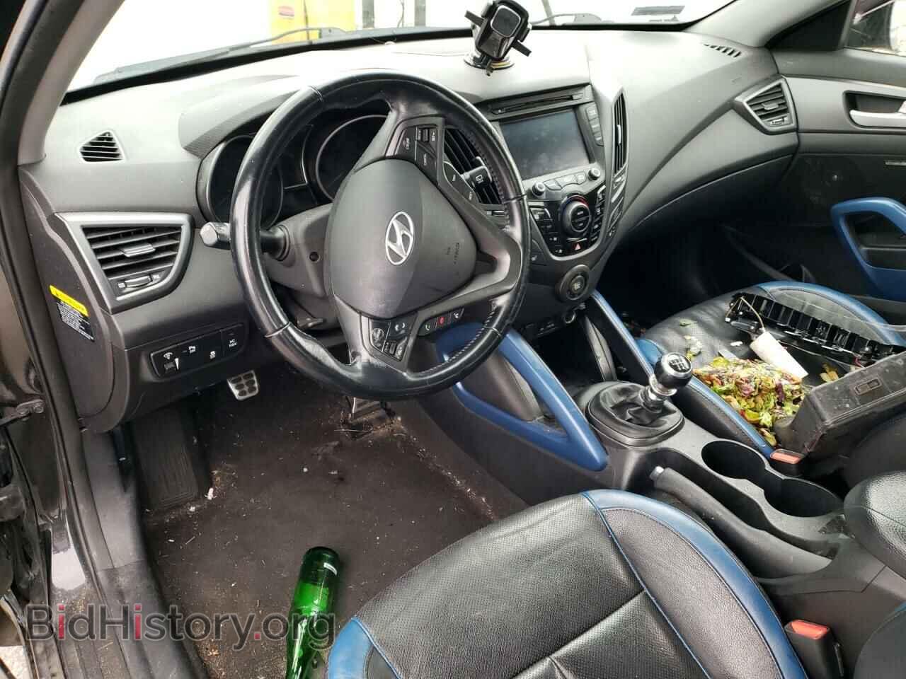 2014 HYUNDAI VELOSTER - VIN: KMHTC6AE1EU191425 - Фото 8
