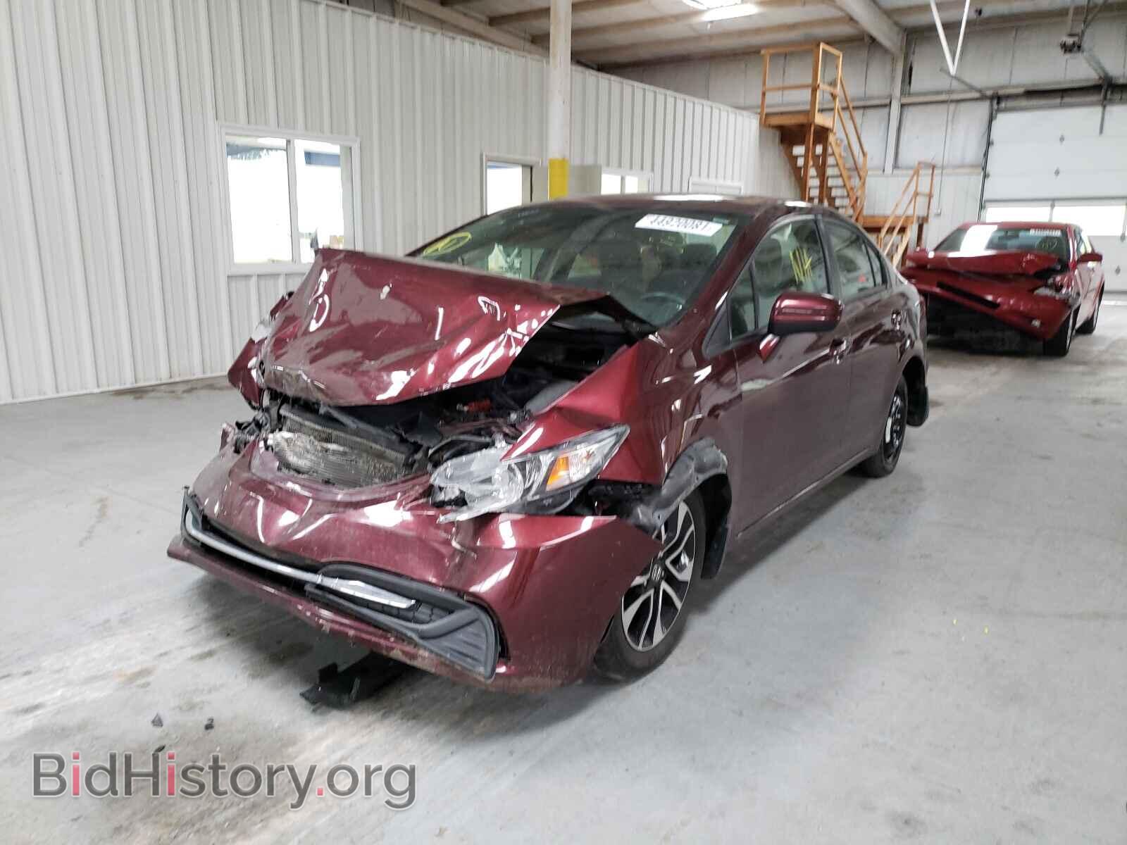 2015 HONDA CIVIC - VIN: 19XFB2F84FE107615 - Фото 2