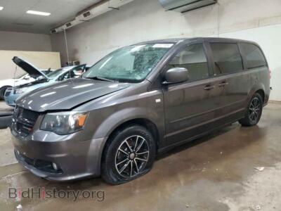 2014 Dodge CARAVAN SXT, gray — VIN 2C4RDGCG5ER303205, Copart