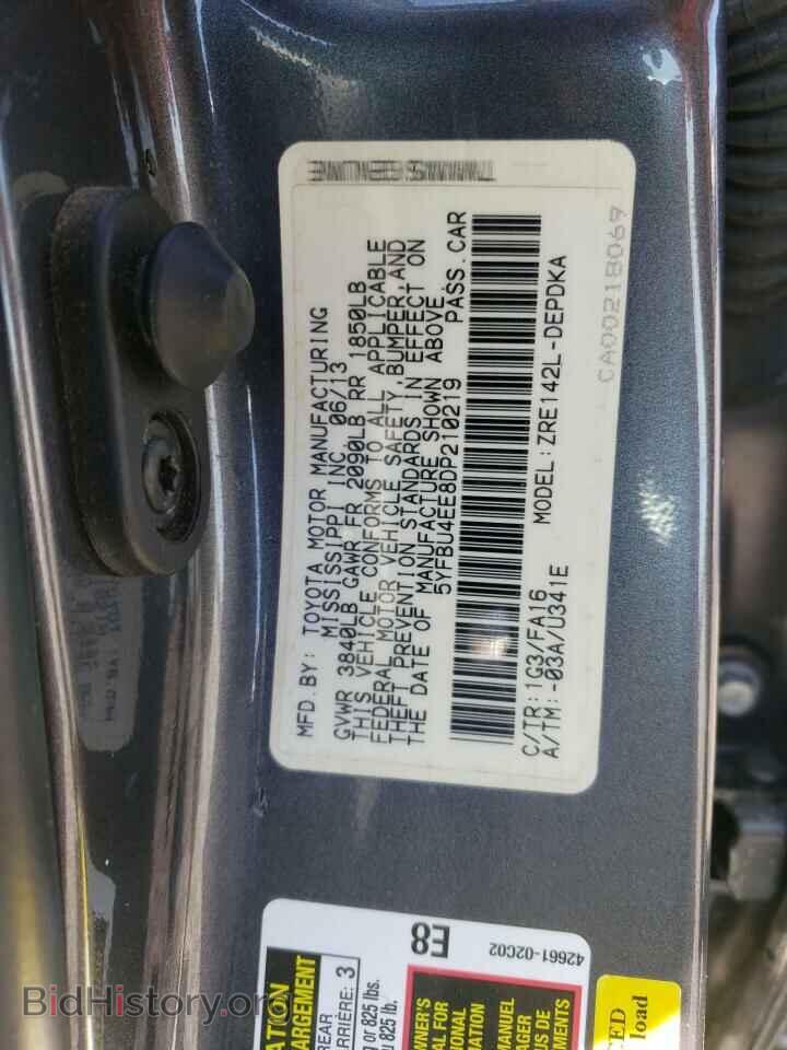 2013 TOYOTA COROLLA - VIN: 5YFBU4EE8DP210219 - Photo 12