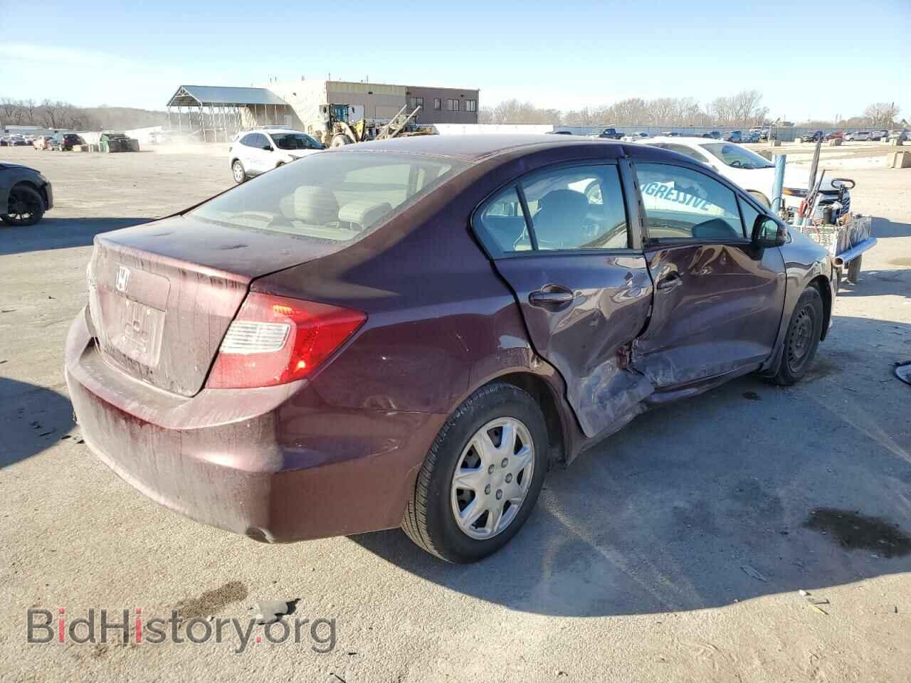 2012 HONDA CIVIC - VIN: JHMFB2F57CS003620 - Фото 3