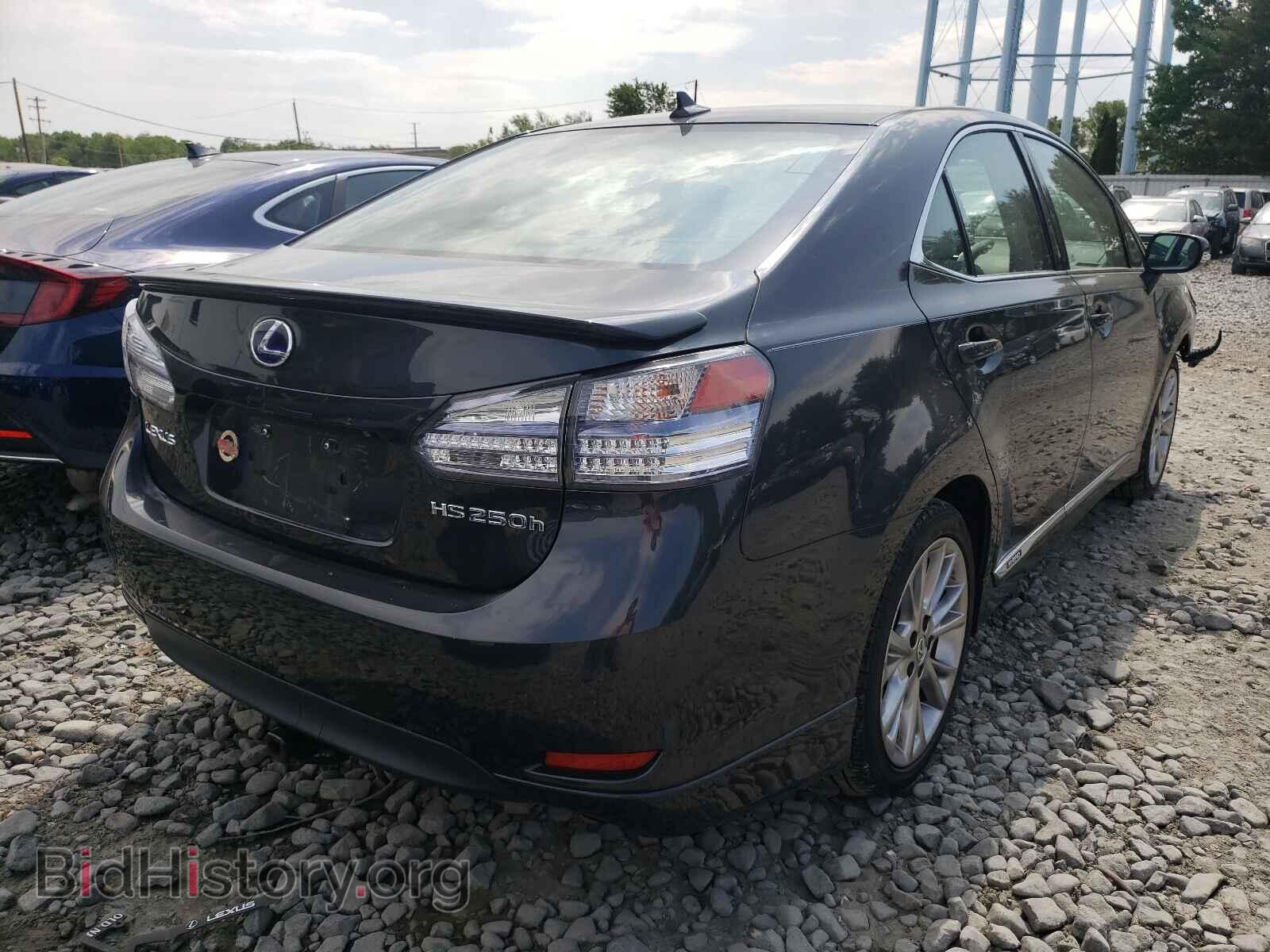 2010 LEXUS HS - VIN: JTHBB1BAXA2004057 - Фото 4
