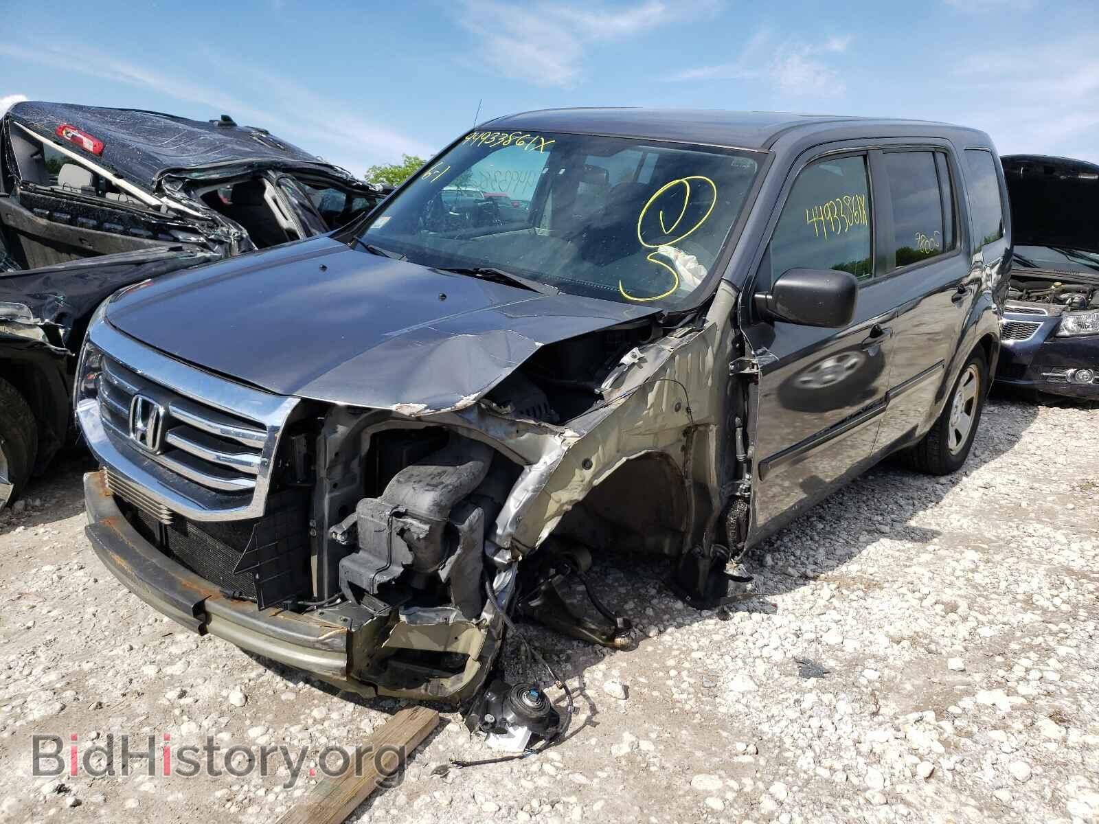 2013 HONDA PILOT - VIN: 5FNYF4H25DB026020 - Фото 2