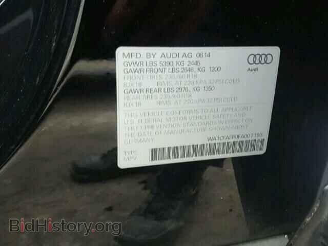 2015 AUDI Q5 - VIN: WA1CFAFP0FA007193 - Фото 10