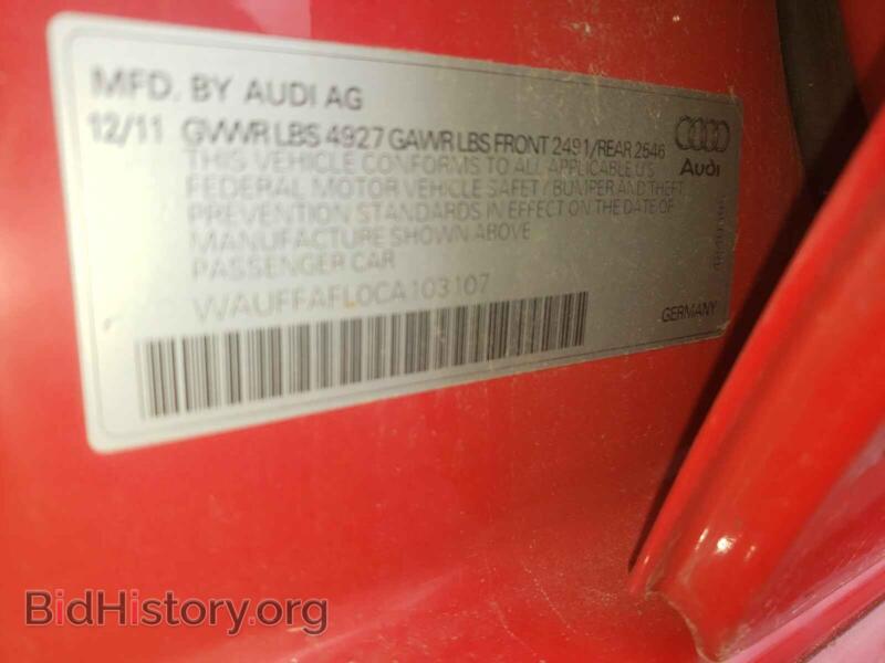 2012 Audi A4 (VIN WAUFFAFL0CA103107) — photo 10 of 10