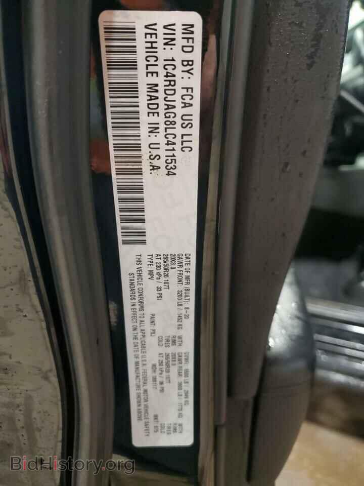 2020 DODGE DURANGO - VIN: 1C4RDJAG8LC411534 - Photo 13