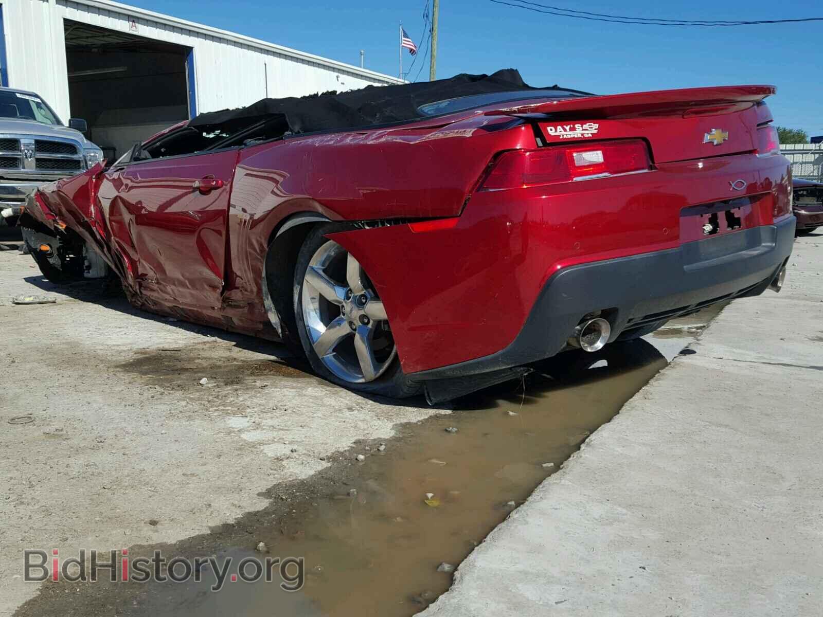 2014 CHEVROLET CAMARO - VIN: 2G1FB3D32E9265129 - Фото 3