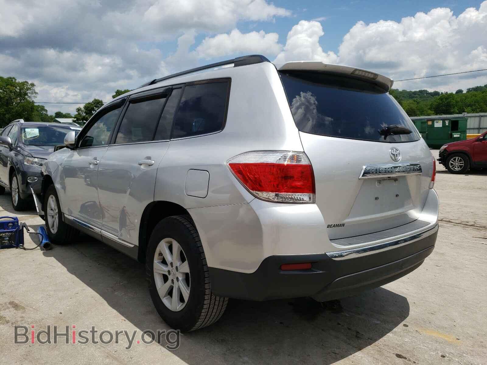 2013 TOYOTA HIGHLANDER - VIN: 5TDZK3EH8DS141225 - Фото 3