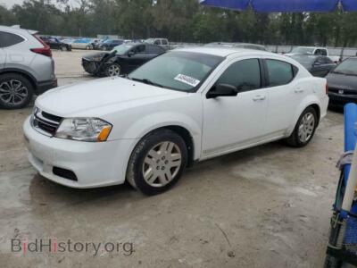 2013 Dodge AVENGER SE, white — VIN 1C3CDZAB4DN773170, Copart