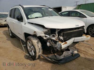 2012 Jeep COMPASS Compass SP, белый — VIN 1C4NJDBB8CD582757, Copart