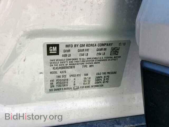 2014 BUICK ENCORE PRE - VIN: KL4CJHSB0EB629870 - Фото 10