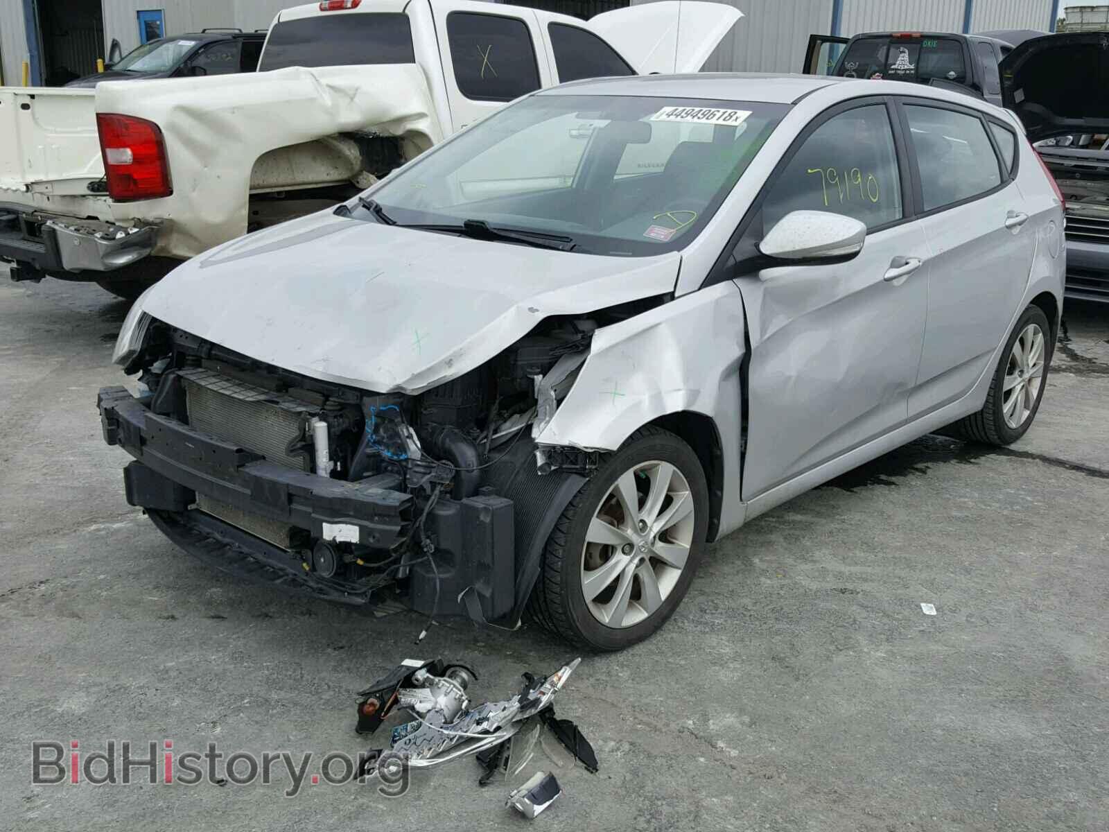 2014 HYUNDAI ACCENT - VIN: KMHCU5AE8EU163712 - Фото 2