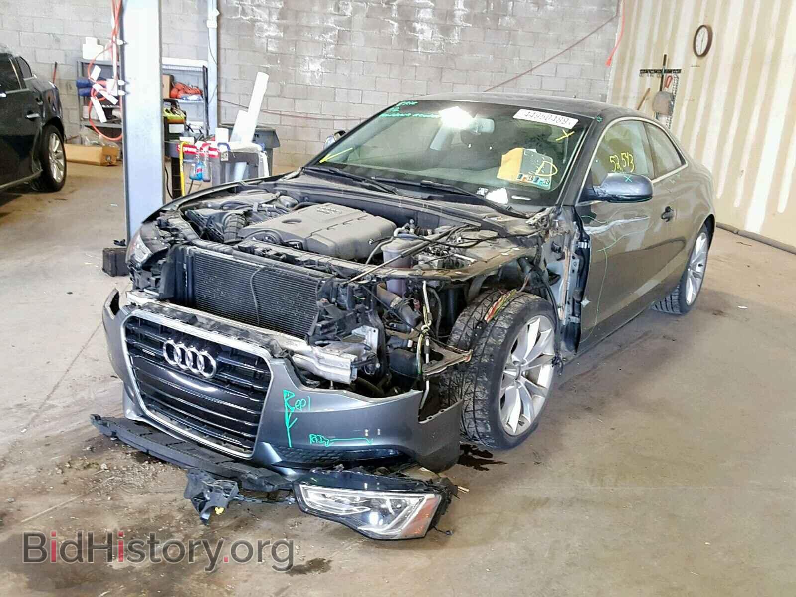 2013 AUDI A5 PREMIUM - VIN: WAULFAFR6DA057940 - Фото 2