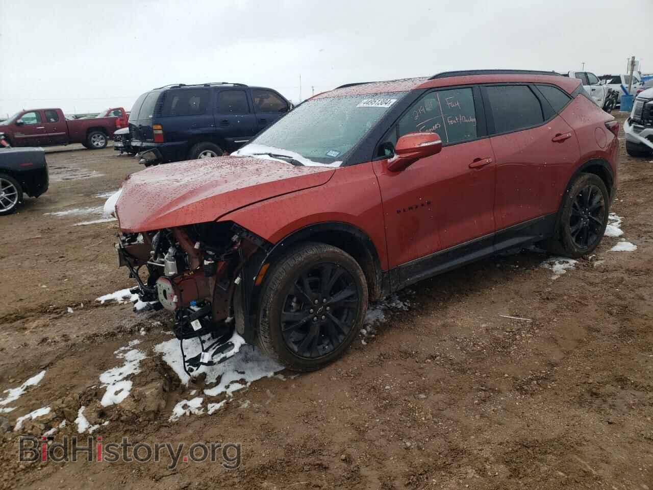 Фотография 3GNKBKRS5MS501507 - CHEVROLET BLAZER 2021