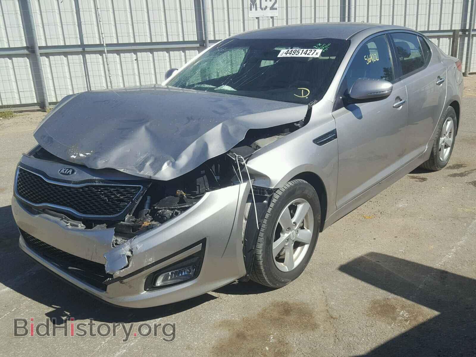2015 KIA OPTIMA - VIN: KNAGM4A76F5560118 - Фото 2