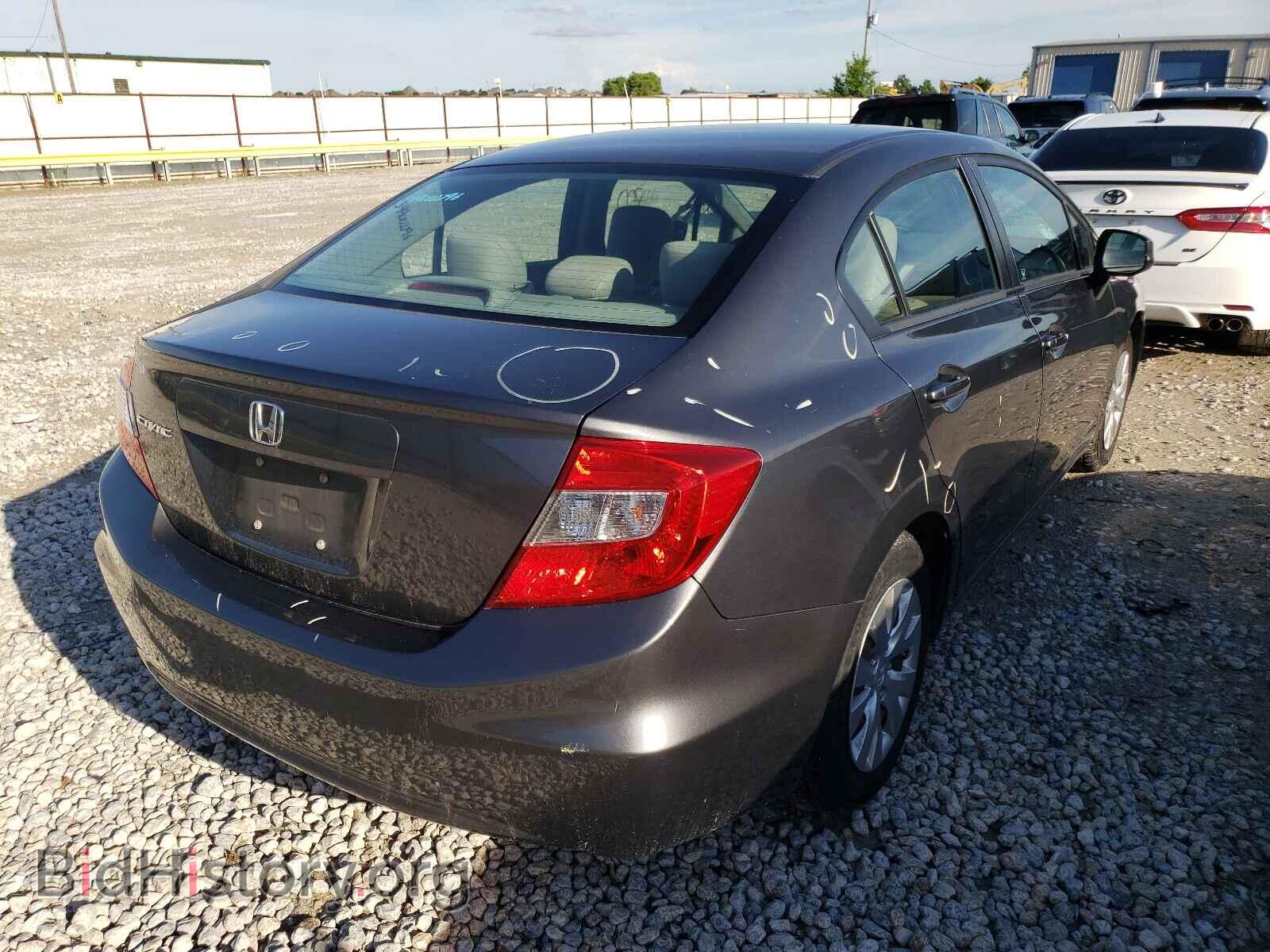2012 HONDA CIVIC - VIN: 2HGFB2F51CH558153 - Фото 4