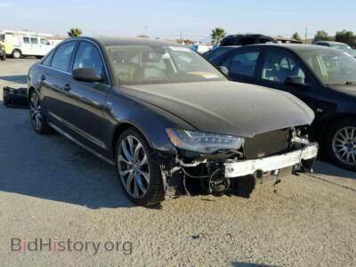2012 Audi A6, black — VIN WAUFGBFC9CN033554, Copart