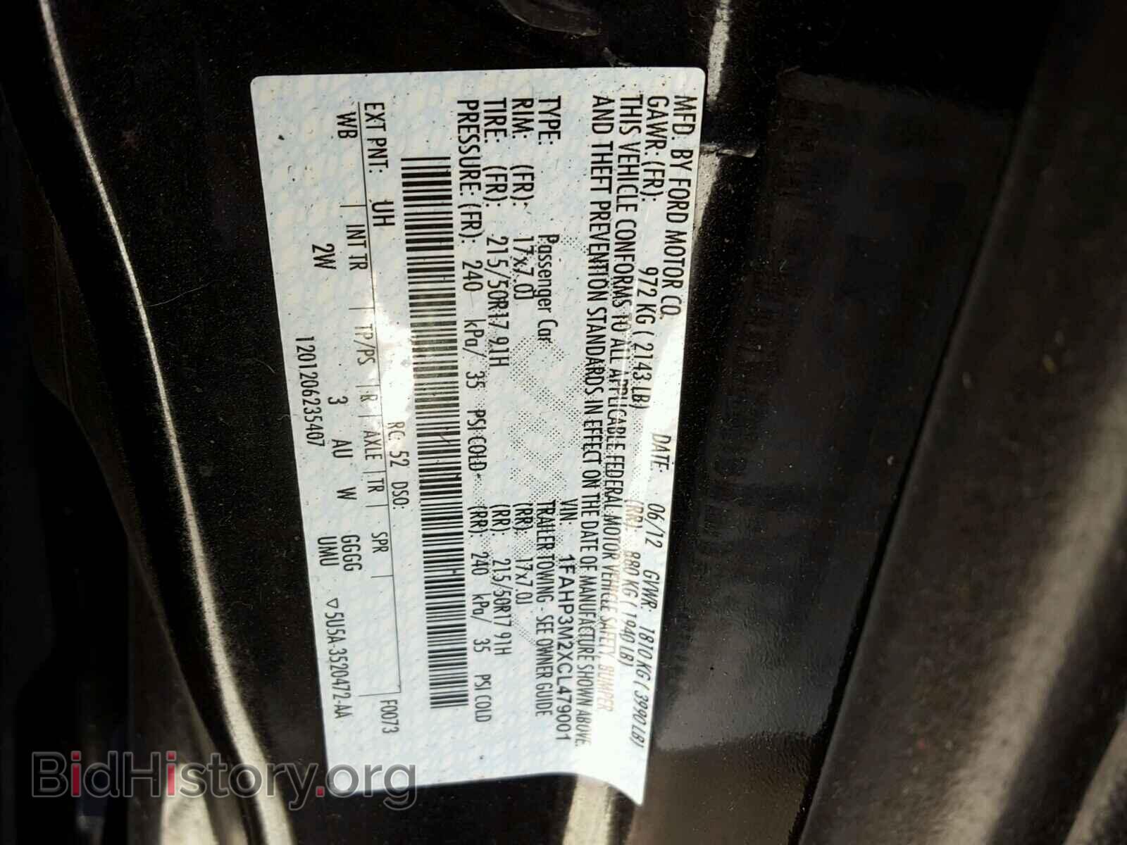 2012 FORD FOCUS - VIN: 1FAHP3M2XCL479001 - Photo 10