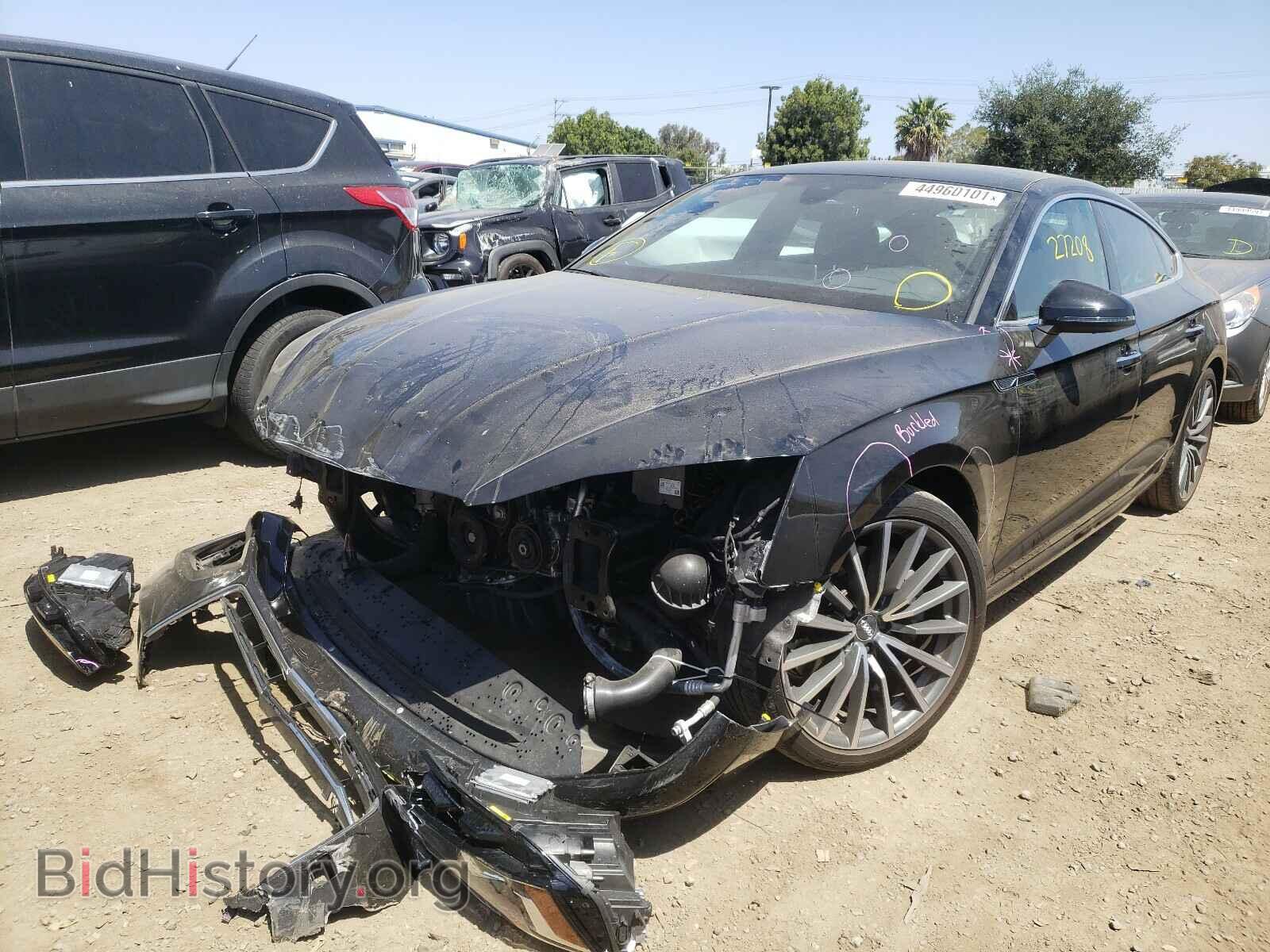 2018 AUDI A5 - VIN: WAUCNCF51JA019393 - Фото 2