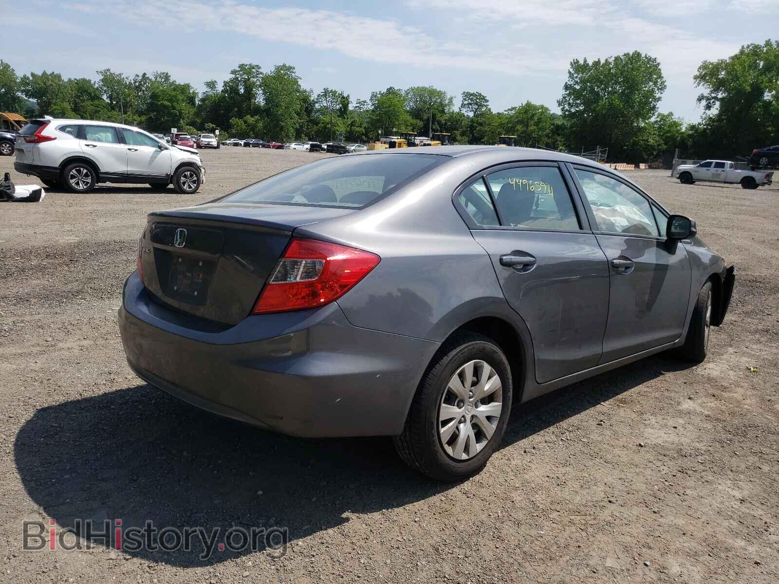 2012 HONDA CIVIC - VIN: 2HGFB2F5XCH561259 - Фото 4