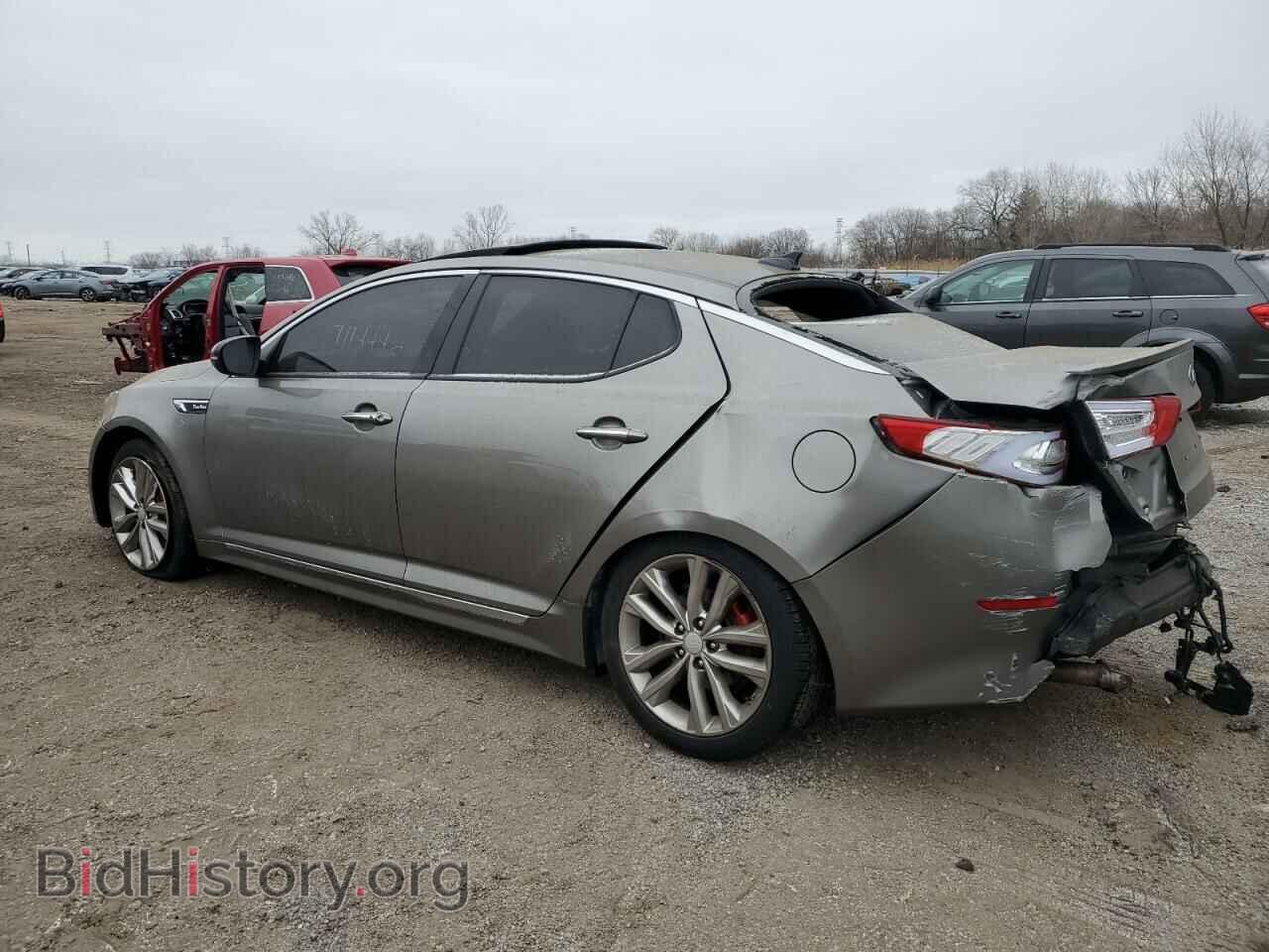 2015 KIA OPTIMA - VIN: 5XXGR4A65FG458168 - Фото 2