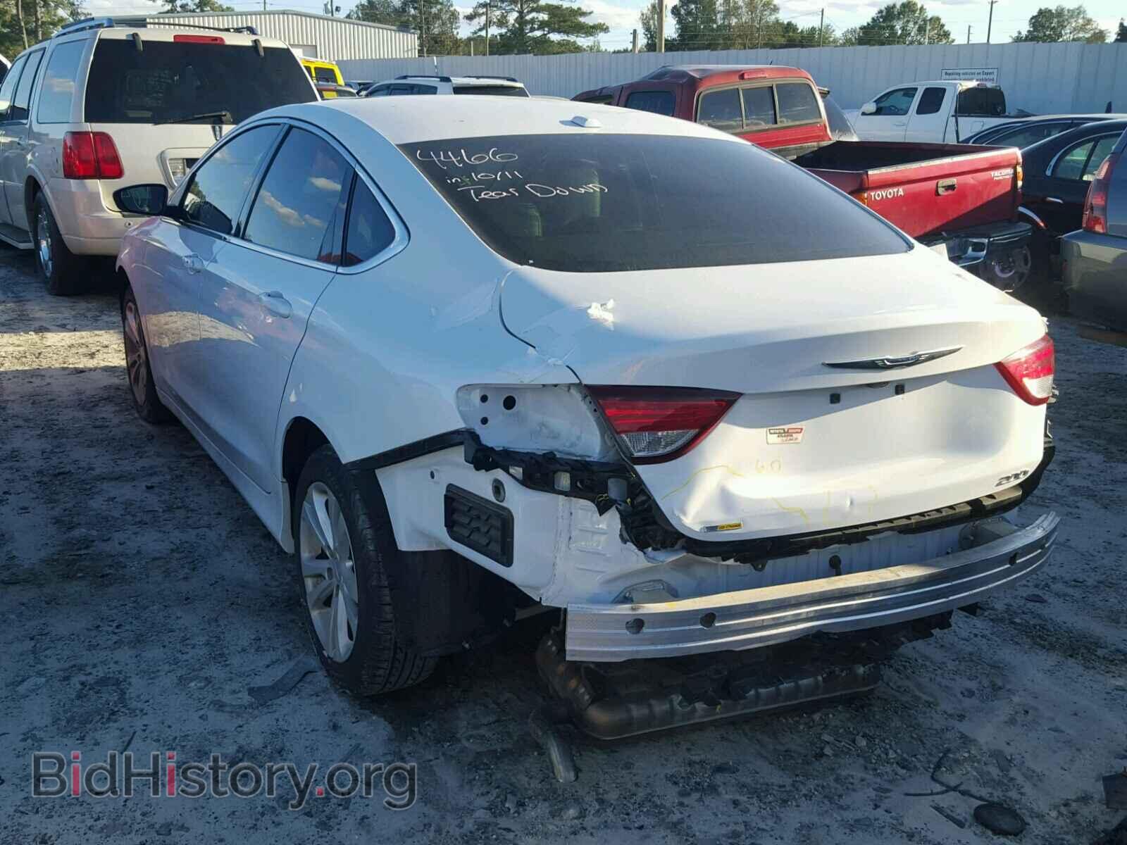 2015 CHRYSLER 200 - VIN: 1C3CCCAB6FN704466 - Фото 3