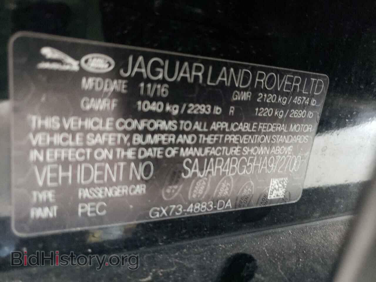 2017 JAGUAR XE - VIN: SAJAR4BG5HA972700 - Photo 10