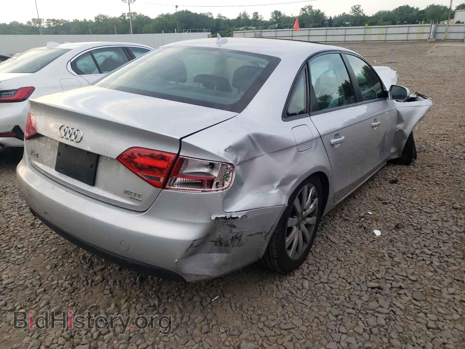 2012 AUDI A4 - VIN: WAUBFAFL0CN019229 - Фото 4