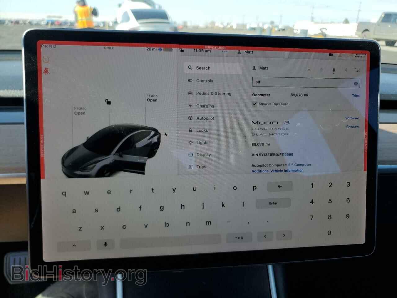 2018 TESLA MODEL 3 - VIN: 5YJ3E1EB9JF119599 - Фото 9
