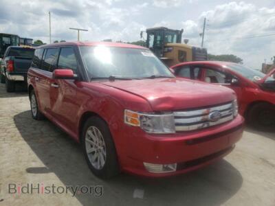 2010 Ford FLEX Flex SEL, красный — VIN 2FMGK5CC5ABA46835, Copart