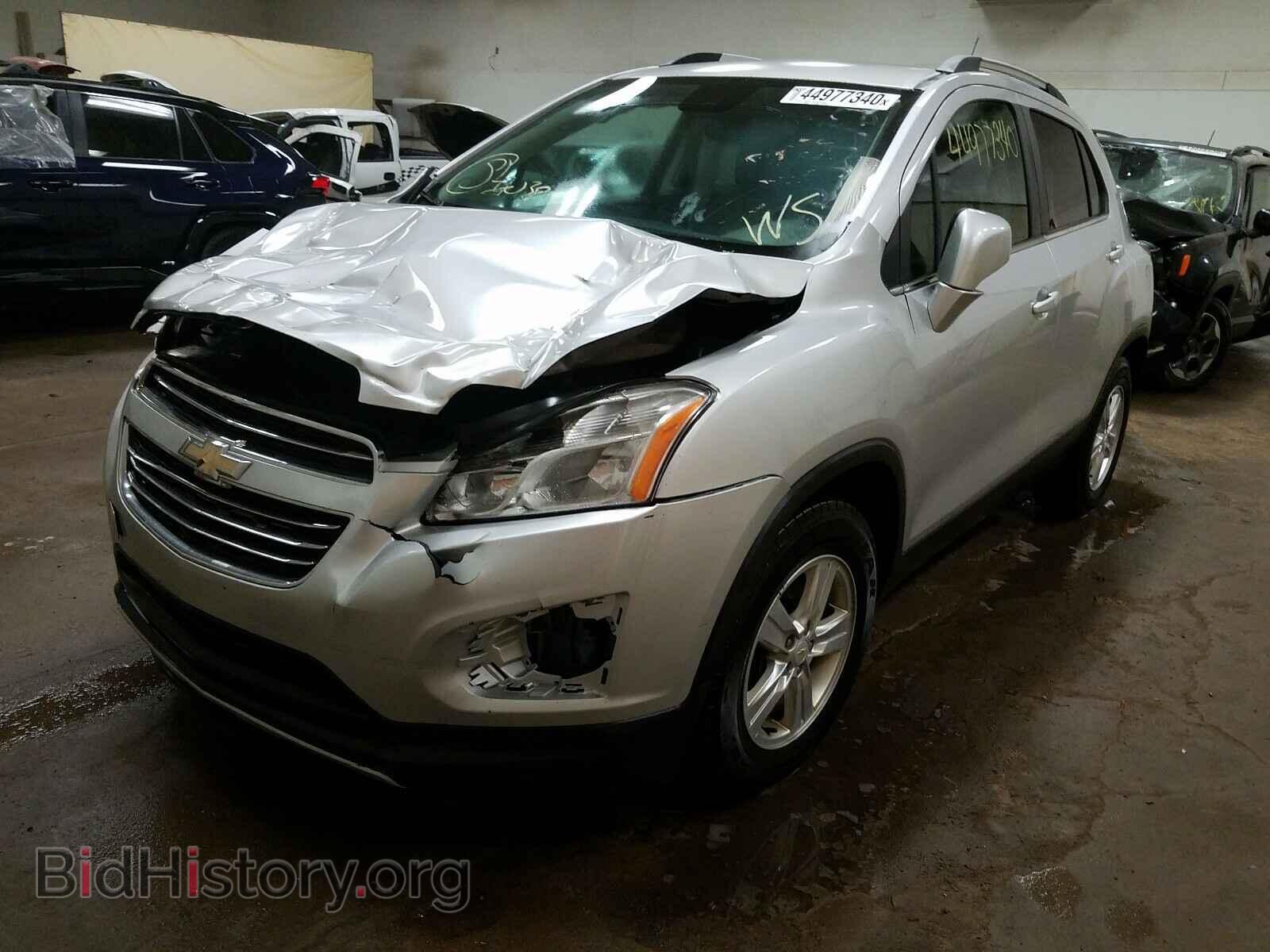 2015 CHEVROLET TRAX - VIN: KL7CJLSB3FB089972 - Фото 2