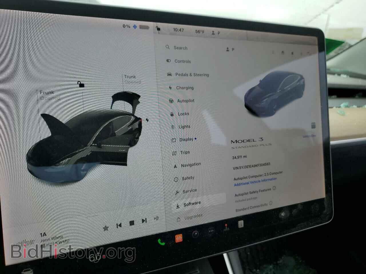 2019 TESLA MODEL 3 - VIN: 5YJ3E1EA9KF304583 - Фото 9