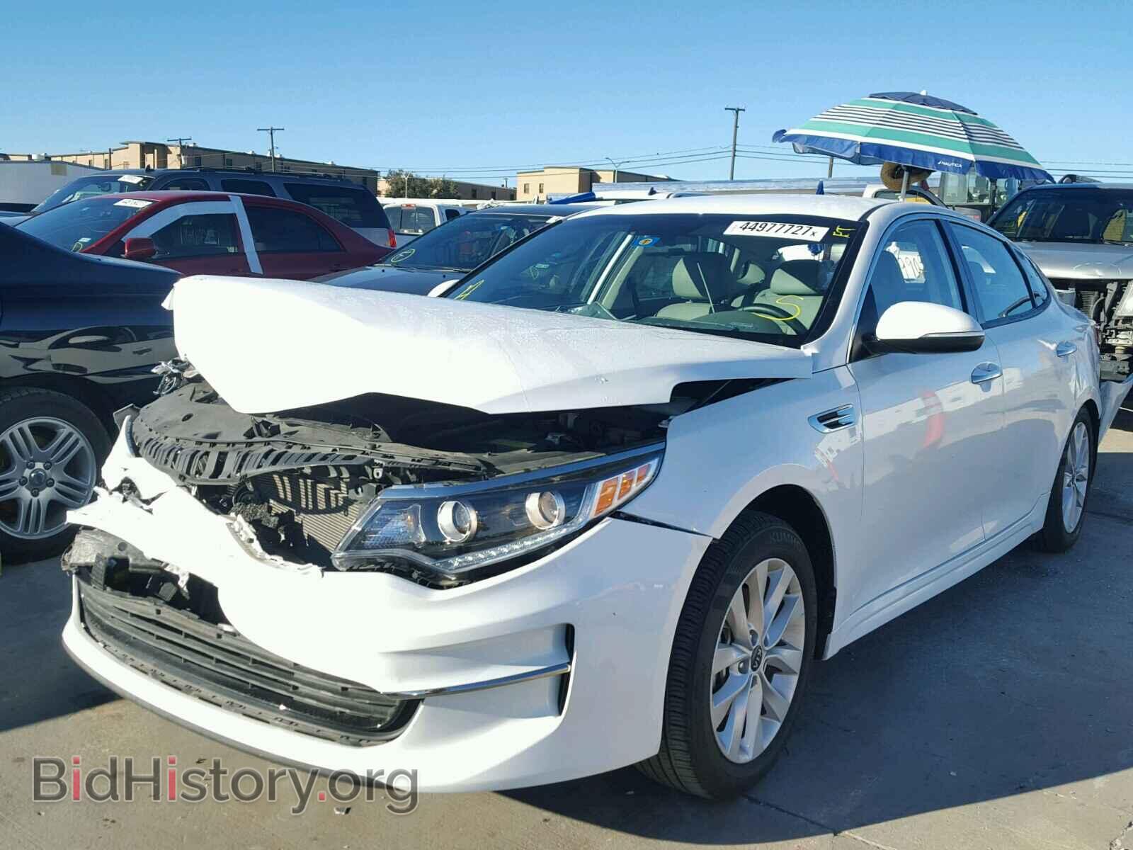 2016 KIA OPTIMA - VIN: 5XXGU4L33GG081469 - Фото 2
