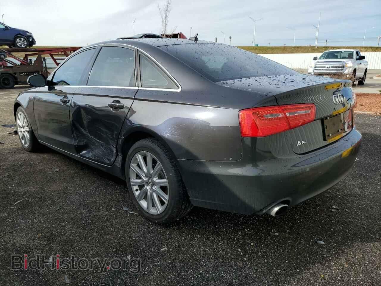 2013 AUDI A6 - VIN: WAUGGAFC2DN106909 - Фото 2