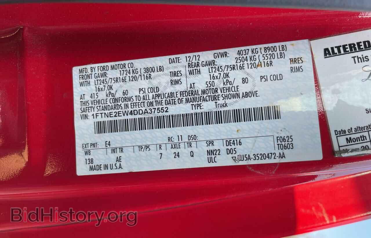2013 FORD ALL Models - VIN: 1FTNE2EW4DDA37552 - Photo 10