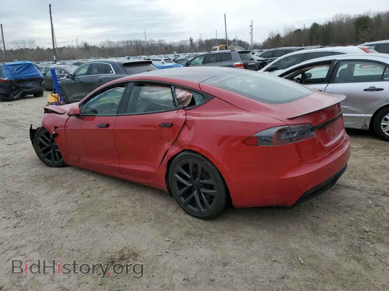 2021 TESLA MODEL S - VIN: 5YJSA1E60MF451378 - Фото 2