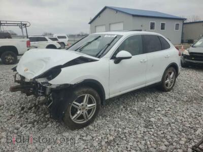 2016 Porsche CAYENNE, белый — VIN WP1AA2A26GLA02243, Copart
