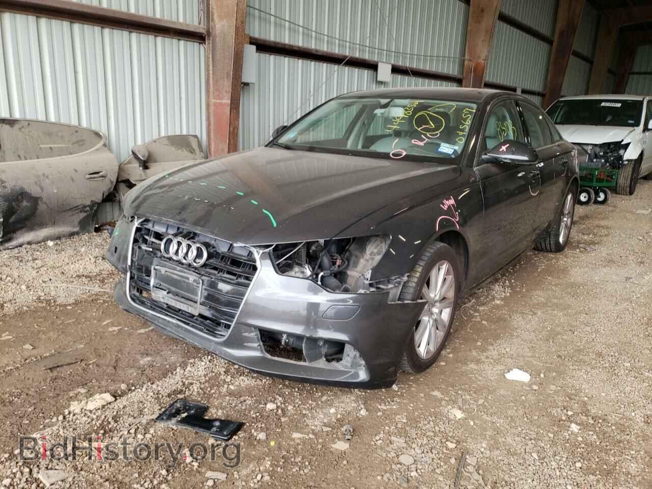 2013 AUDI A6 - VIN: WAUGFAFC9DN045657 - Фото 2