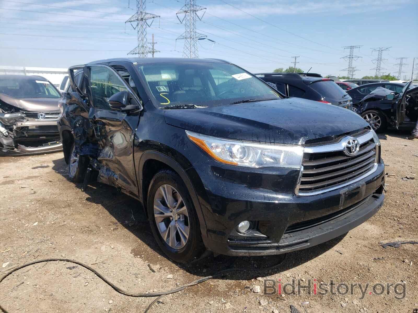 Photo 5TDJKRFH0FS139633 - TOYOTA HIGHLANDER 2015