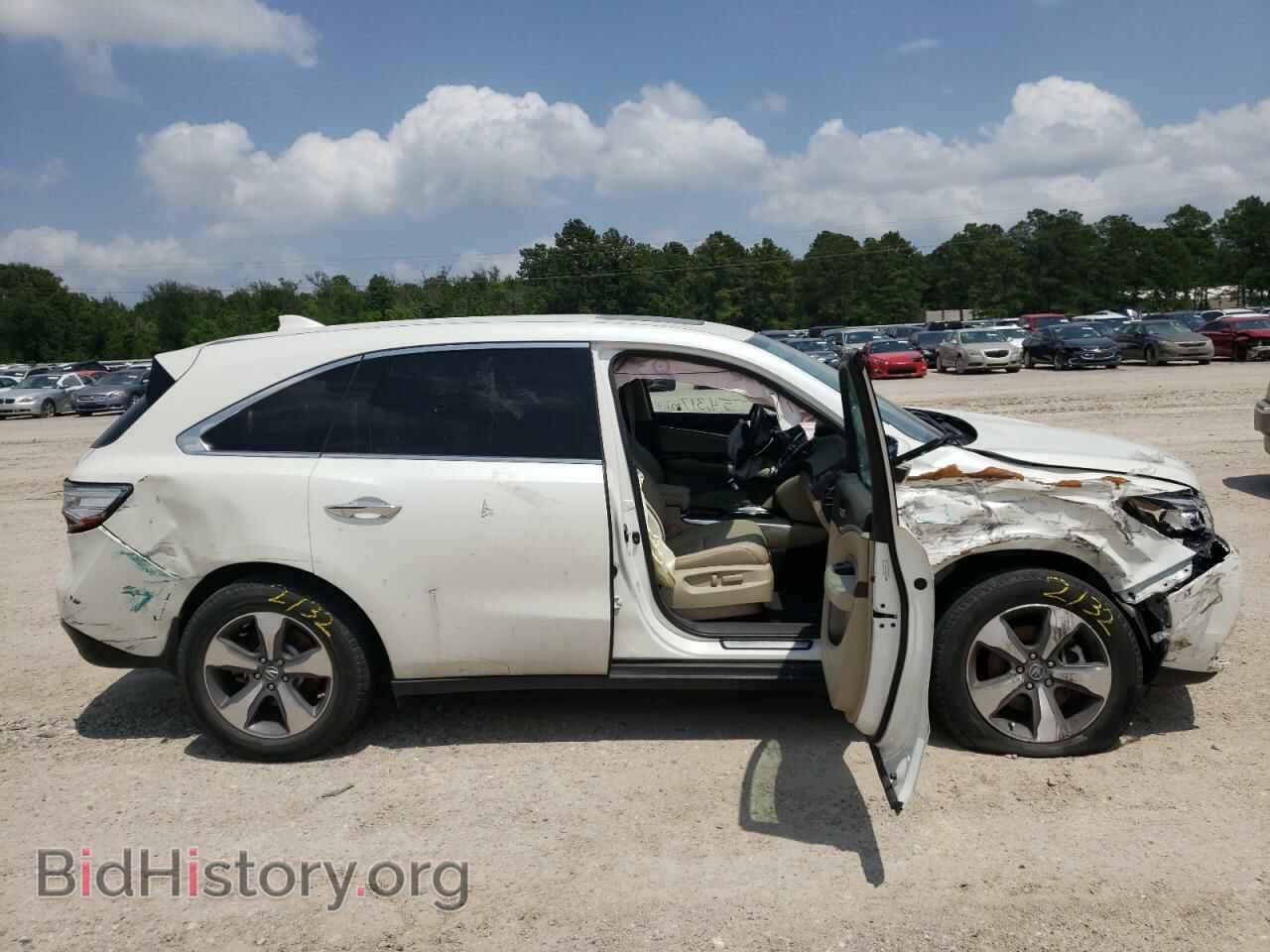 2016 ACURA MDX - VIN: 5FRYD3H27GB016334 - Фото 9