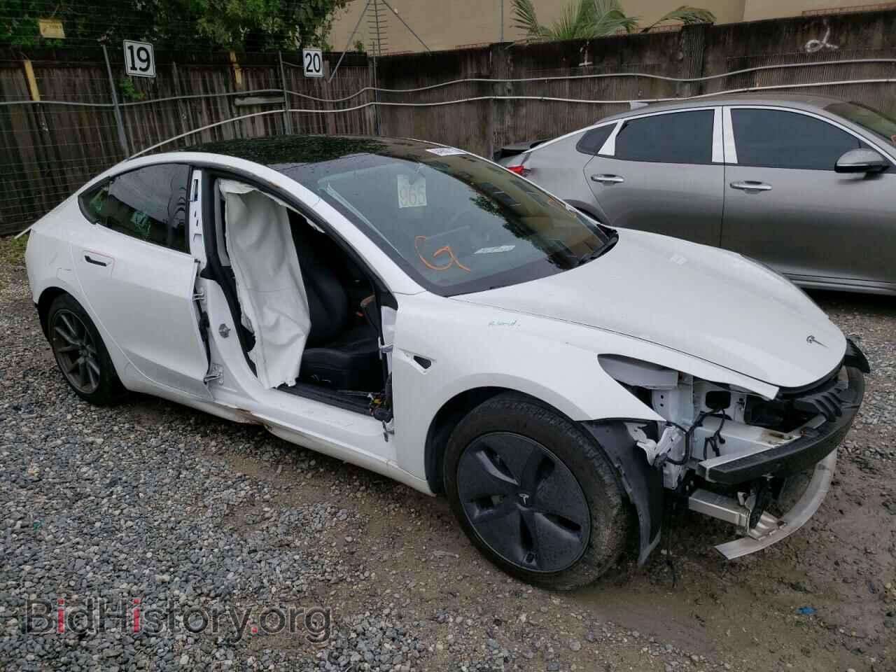 2021 TESLA MODEL 3 - VIN: 5YJ3E1EA0MF907893 - Фото 4