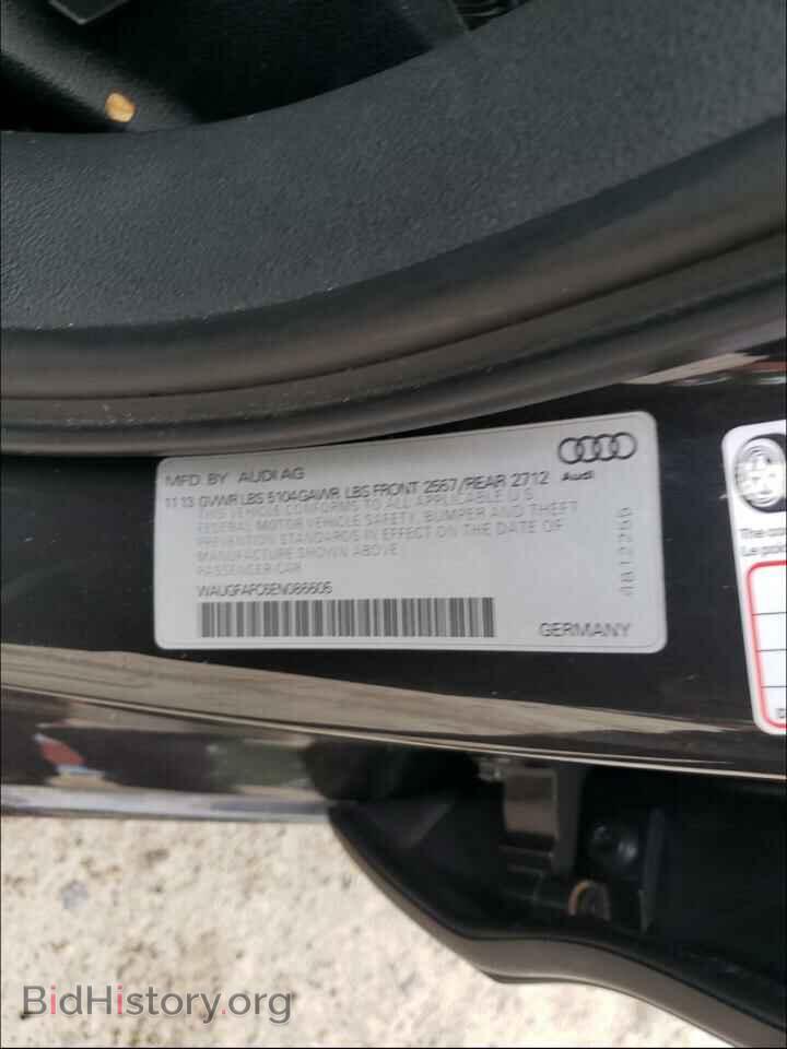 2014 AUDI A6 - VIN: WAUGFAFC6EN086605 - Фото 10